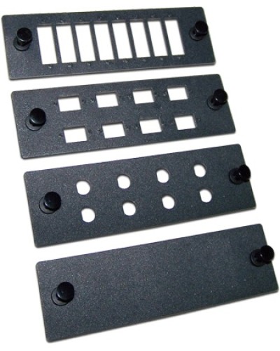 Панель адаптерная на 8 SC адаптеров, для кроссов LAN-FOBM LANMASTER LAN-APM-8SC в Уссурийске Аксессуары для стоек и шкафов Pintop.ru