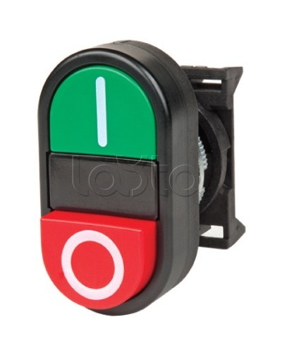 Кнопка двойная плоская с линзой для подсветки DKC ABFLM в Уссурийске Кнопки выхода Pintop.ru