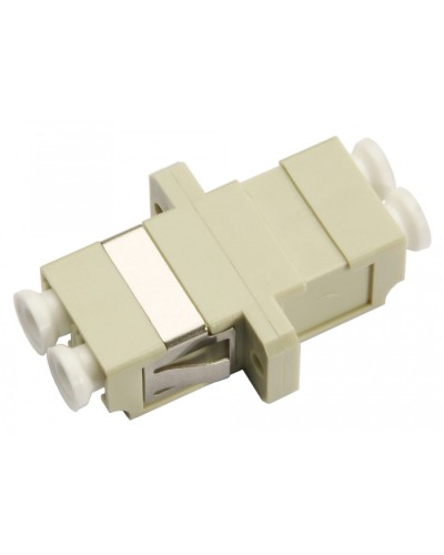 Соединитель проходной LC-LC duplex, MM(для многомодового кабеля) Cabeus DLC-DLC-MM в Уссурийске Проходные адаптеры и розетки оптические Pintop.ru