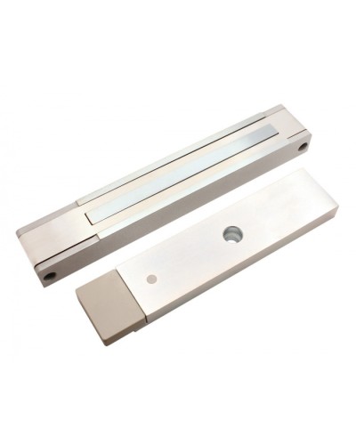 Электромагнитный замок с датчиком состояния двери ALeko ALM-300P (24В серый) в Уссурийске Электромагнитные замки Pintop.ru