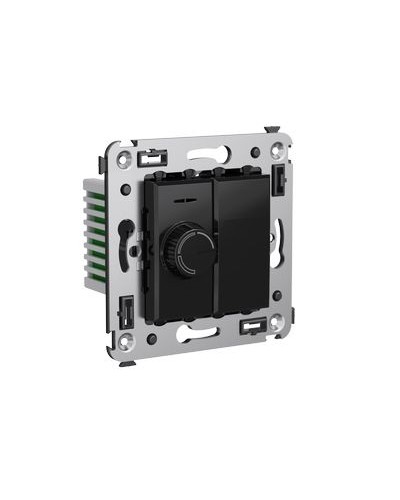 Диммер поворотный в стену, Avanti, Черный квадрат DKC 4402133 в Уссурийске Аксессуары для стоек и шкафов Pintop.ru