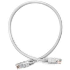 Патч-корд RJ45 TWT FTP кат.5e, с заливными колпачками, 1.0 м, серый TWT TWT-45-45-1.0/S-GY
