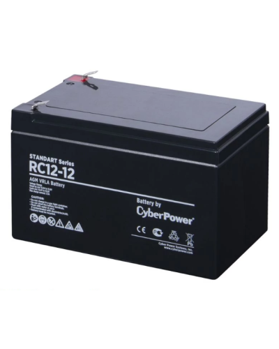 Аккумуляторная батарея CyberPower RC 12-12 в Уссурийске Электротехническое оборудование Pintop.ru