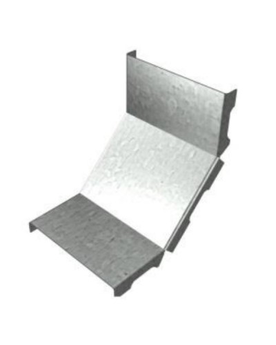 Крышка угла вертикального внутреннего 90° 600х15 (1,0) для лестничного лотка ПожТехКабель (651-045) в Уссурийске Аксессуары для лотков Pintop.ru