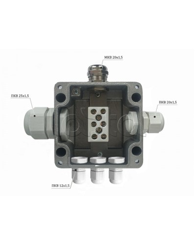 Металлическая коробка соединительная Магнито-контакт МКС 2ВК «МОРОЗ» с датчиком вскрытия корпуса (тампером), IP66/IP68 в Уссурийске Распределительные коробки Pintop.ru