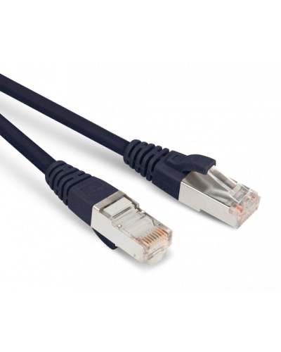 Патч-корд RJ45-RJ45, 4 пары, STP, кат.5е, LSZH (1м) Hyperline PC-LPM-STP-RJ45-RJ45-C5e-1M-LSZH-BK в Уссурийске Патчкорды (медные) Pintop.ru