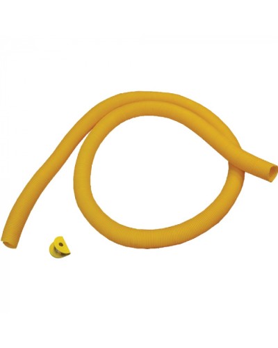 Гофротруба 80 мм для кабельного спуска, с разрезом, 3 метра, желтая LANMASTER (LAN-OT-TUBE-80) в Уссурийске Аксессуары для лотков Pintop.ru