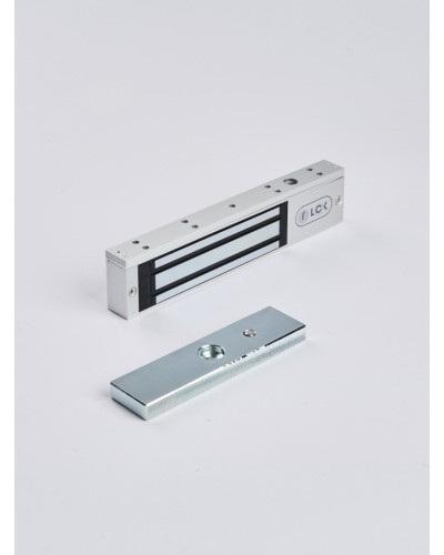 R-Lock RL-EM180-L0S - Электромагнитный замкок, 180кг, DC12/24B, цвет серебристый сатинированный алюминий RAL 7047 в Уссурийске Электромагнитные замки Pintop.ru