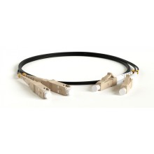 Патч-корд волоконно-оптический Hyperline FC-D2-50-LC/PR-LC/PR-H-20M-LSZH-BK