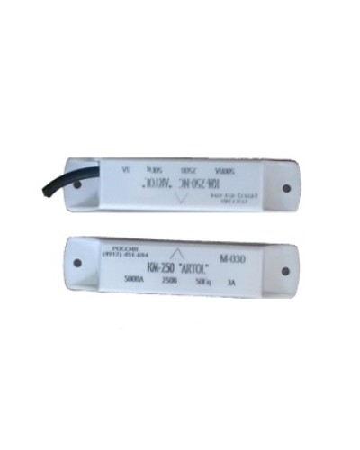 Датчик положения магнитогерконовый Магнито-Контакт КМ-250-NO-NС ARTOL (c магнитом М-030) в Уссурийске Извещатели охранные Pintop.ru