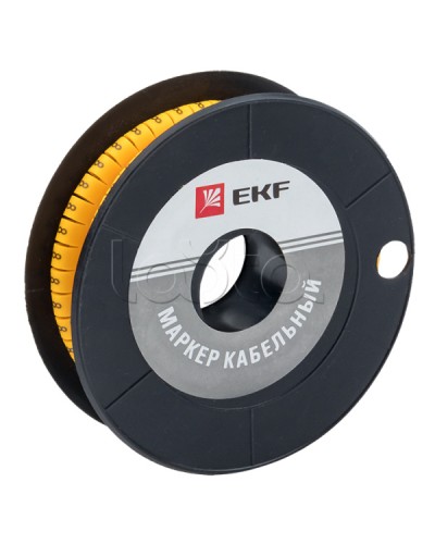 Маркер кабельный 1,5 мм2 8 (1000 шт.) (ЕС-0) EKF PROxima (plc-KM-1.5-8) в Уссурийске Аксессуары для кабель-канала Pintop.ru