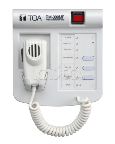 Панель микрофонная пожарная для серии VM-3000 в Уссурийске Системы оповещения и трансляции TOA Pintop.ru
