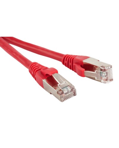 Патч-корд RJ45-RJ45, 4 пары, STP, кат.5е, LSZH (1м) Hyperline PC-LPM-STP-RJ45-RJ45-C5e-1M-LSZH-RD в Уссурийске Патчкорды (медные) Pintop.ru