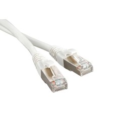 Патч-корд RJ45-RJ45, 4 пары, STP, кат.5е, LSZH (1,5м) Hyperline PC-LPM-STP-RJ45-RJ45-C5e-1.5M-LSZH-WH