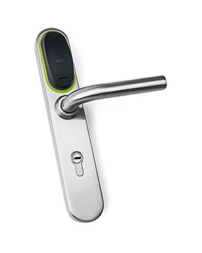 Замок электромеханический для двери IronLogic Eurolock EHT net (серебро) dd = 92 мм в Уссурийске Электромеханические замки Pintop.ru