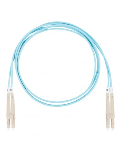 Шнур оптический коммутационный (патч-корд), LC-LC, дуплекс (duplex) OM3, нг(А)-HF, бирюзовый, 1,0 м Datarex DR-220061 в Уссурийске Патч-корды и пигтейлы Pintop.ru