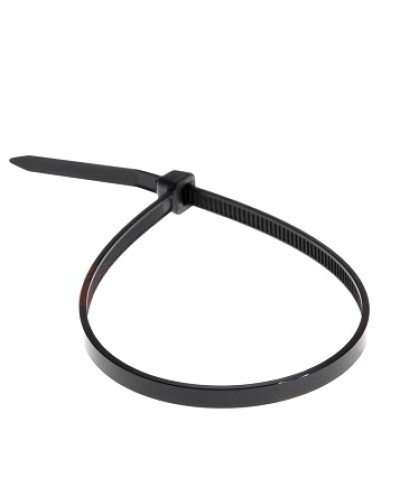 Хомут-стяжка нейлоновый 3х200 мм чёрный (100шт/уп) REXANT 07-0201-4 в Уссурийске Стяжки-хомуты Pintop.ru