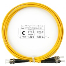 Шнур оптический duplex ST-ST 9/125 sm 3м LSZH Cabeus FOP(d)-9-ST-ST-3m